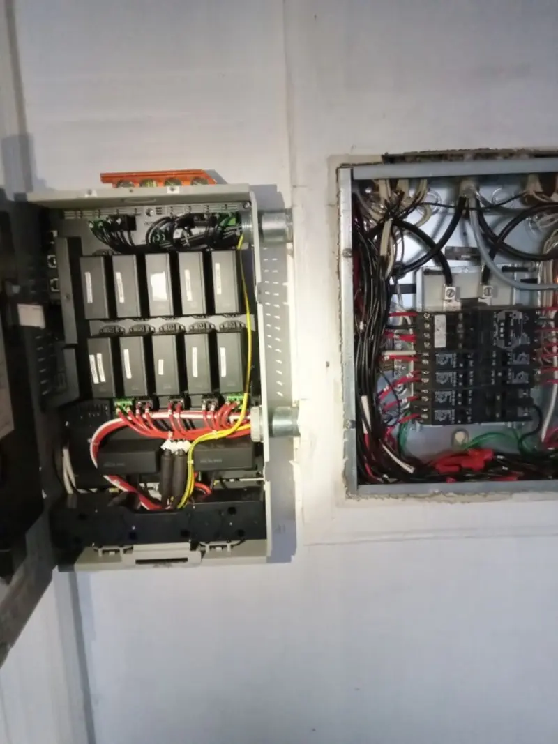 Electrical panel upgrade completed for Indoor Lighting Installation in Fountain Hill